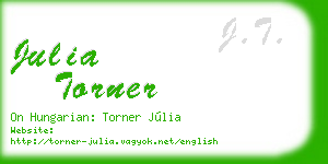 julia torner business card